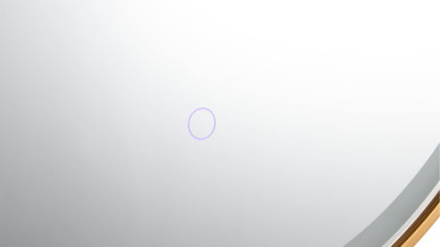 Spiegel Mirrors and more aus Spiegel in Gold Rahmenspiegel Frederike Gold - ca. 60 x 80 cm, mit Beleuchtung