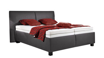 Comfortmaster Polsterbett Brilliant Anthrazitfarbenes Kunstleder