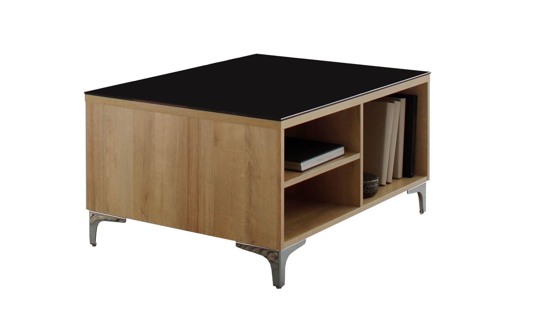 Couchtisch Schwarzes Glas Riviera Eichefarbener Korpus Chromfusse Ca 90 Lamstedt Cuxhaven Bremerhaven