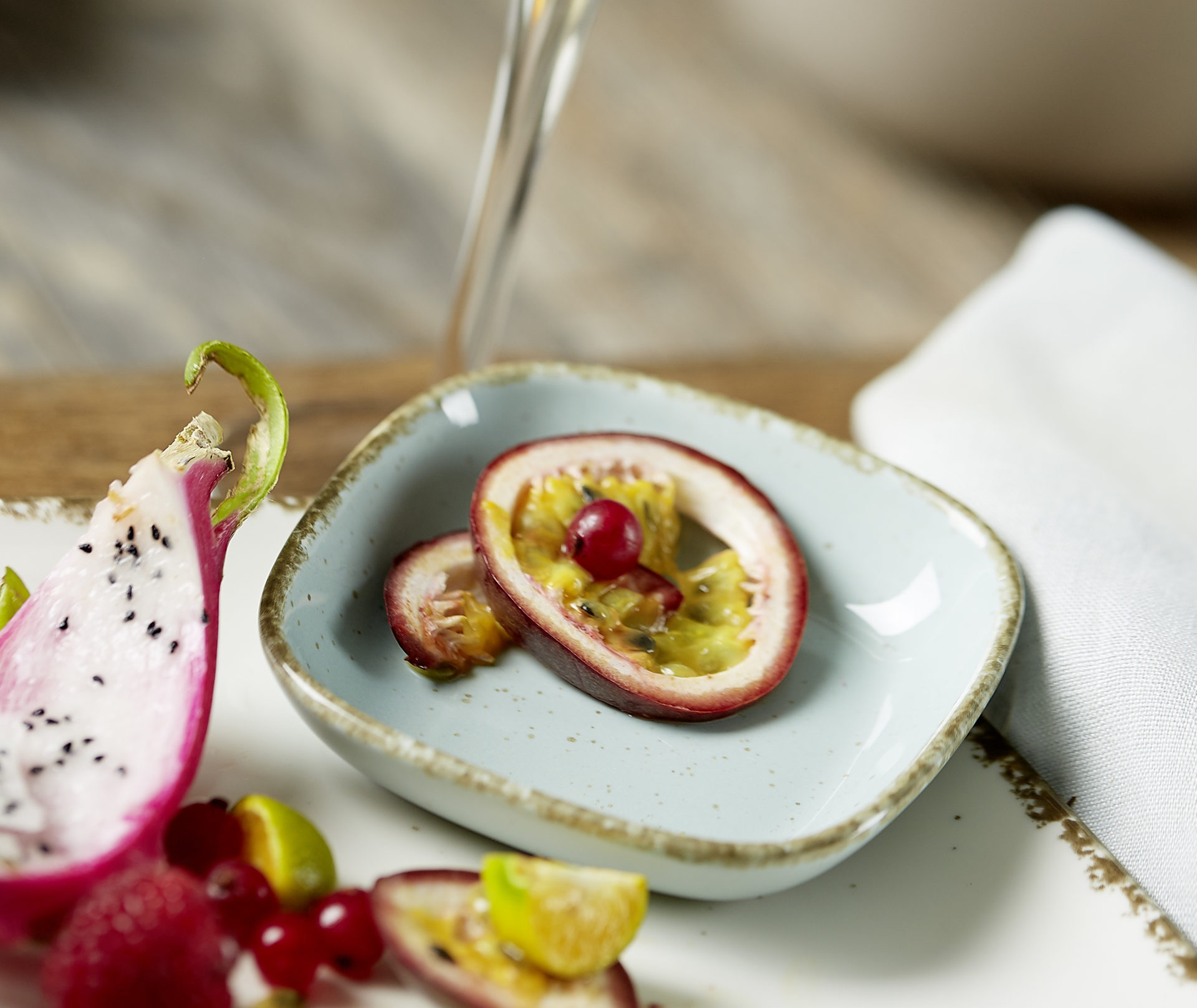 Schale Ritzenhoff & breker aus Porzellan in Blau Ritzenhoff & Breker Dipschalen Casa blaues Porzellan - 6-teilig