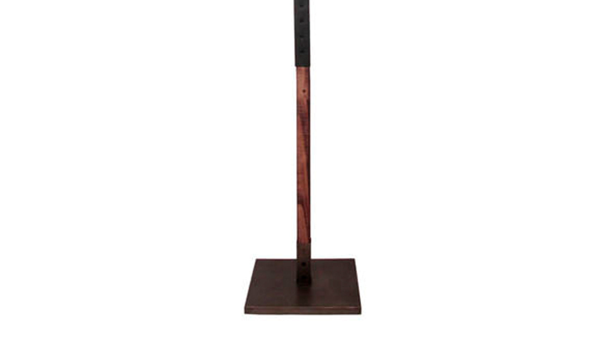 Brilliant Stehlampe Plow, schwarzer Stahl & Holz – Höhe ca. 154 cm,  Lamstedt, Cuxhaven, Bremerhaven | Sockelleuchten