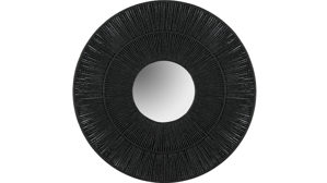 Spiegel Mirrors and more aus Spiegel in Schwarz Dekospiegel Marlene Schwarz - Durchmesser ca. 80 cm