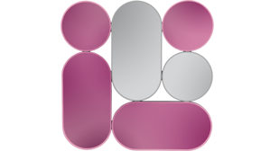 Spiegel Mirrors and more aus Spiegel in Mehrfarbig Dekospiegel Shiny Mehrfarbig - ca. 90 x 90 cm