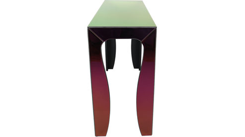 Konsoltisch Mirrors and more aus Spiegel in Mehrfarbig Konsolentisch Shiny Mehrfarbig - ca. 110 x 38 cm
