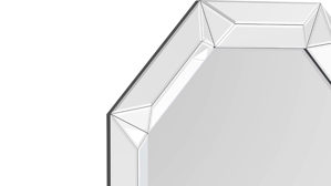 Spiegel Mirrors and more aus Spiegel in Silber Rahmenspiegel Edith Silber - ca. 100 x 200 cm