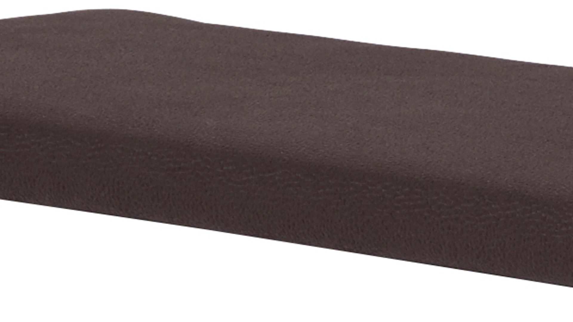 Sitzkissen Interliving aus Stoff in Anthrazit Interliving Garderoben Serie 6005 – Sitzkissen 900 anthrazitfarbenes Kunstleder – Länge ca. 80 cm