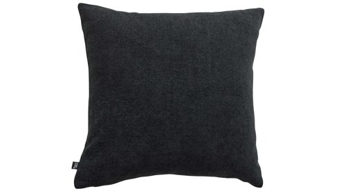 Kissenbezug /-hülle Interliving aus Stoff in Schwarz Interliving Kissen Serie 9124 - Kissenhülle schwarze Chenille - ca. 40 x 40 cm