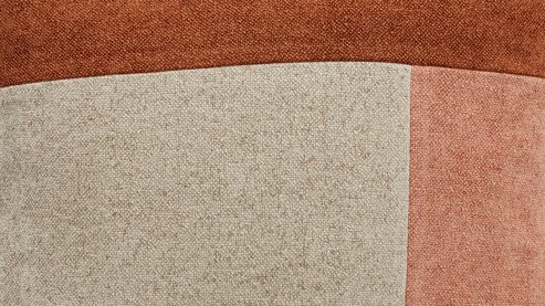 Kissenbezug /-hülle Interliving aus Stoff in Rosa Interliving Kissen Serie 9127 - Kissenhülle Sand- & Rosetöne - ca. 45 x 45 cm