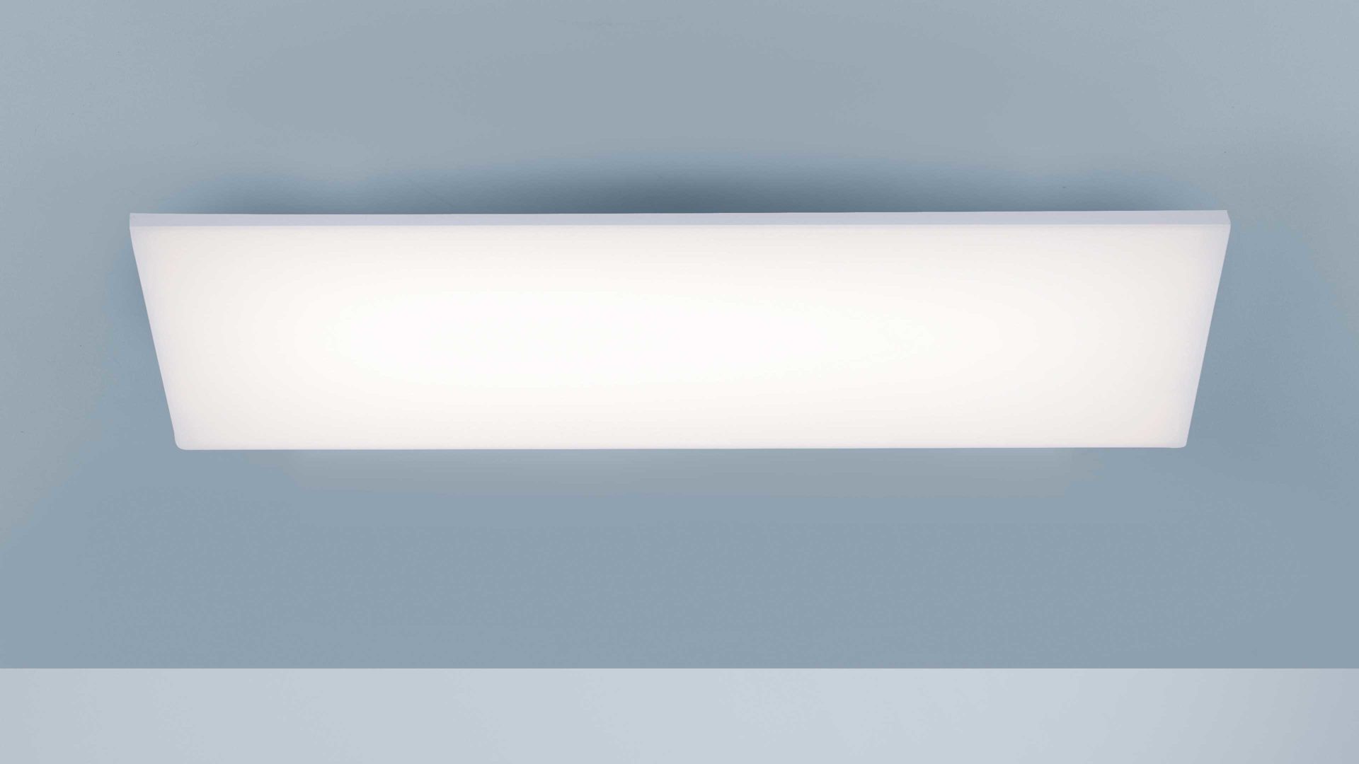 Deckenleuchte Paul neuhaus aus Kunststoff in Weiß Paul Neuhaus Deckenlampe Q®-FRAMELESS mattweißer Kunststoff – Länge ca. 60 cm