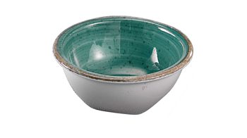 Schale Creatable aus Porzellan in Grün CREATABLE Vintage Nature – Dipschale grünes Porzellan – Durchmesser ca. 10 cm