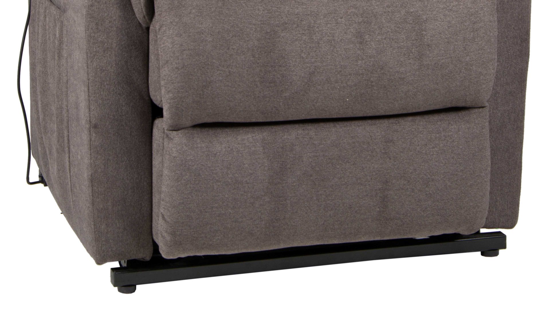 Fernsehsessel Duo collection aus Stoff in Braun TV-Sessel graubrauner Stoffbezug Palermo