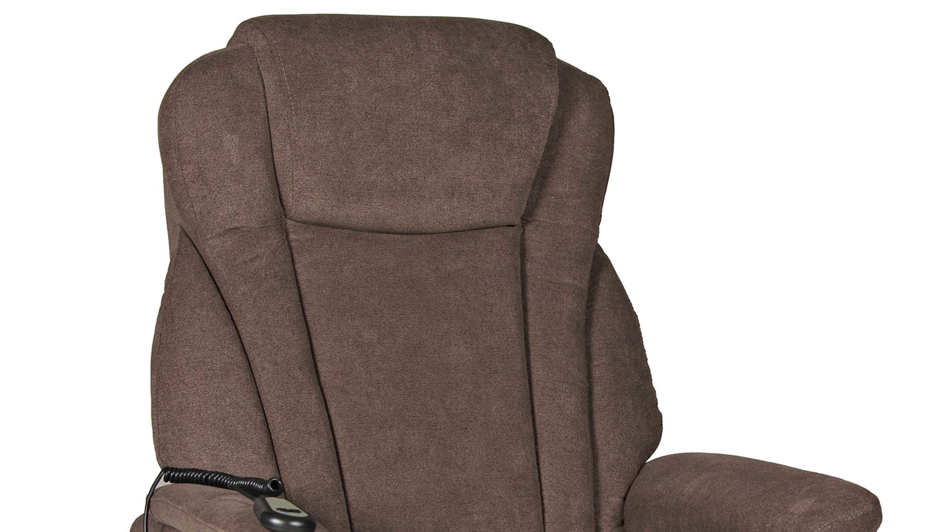 Fernsehsessel Duo collection aus Stoff in Braun TV-Sessel dunkelbrauner Stoffbezug Bari