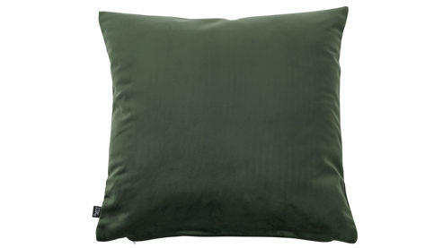 Kissenbezug /-hülle Interliving aus Stoff in Hellgrau Interliving Kissenhülle Serie 9120 olivgrüner Samt - ca. 45 x 45 cm