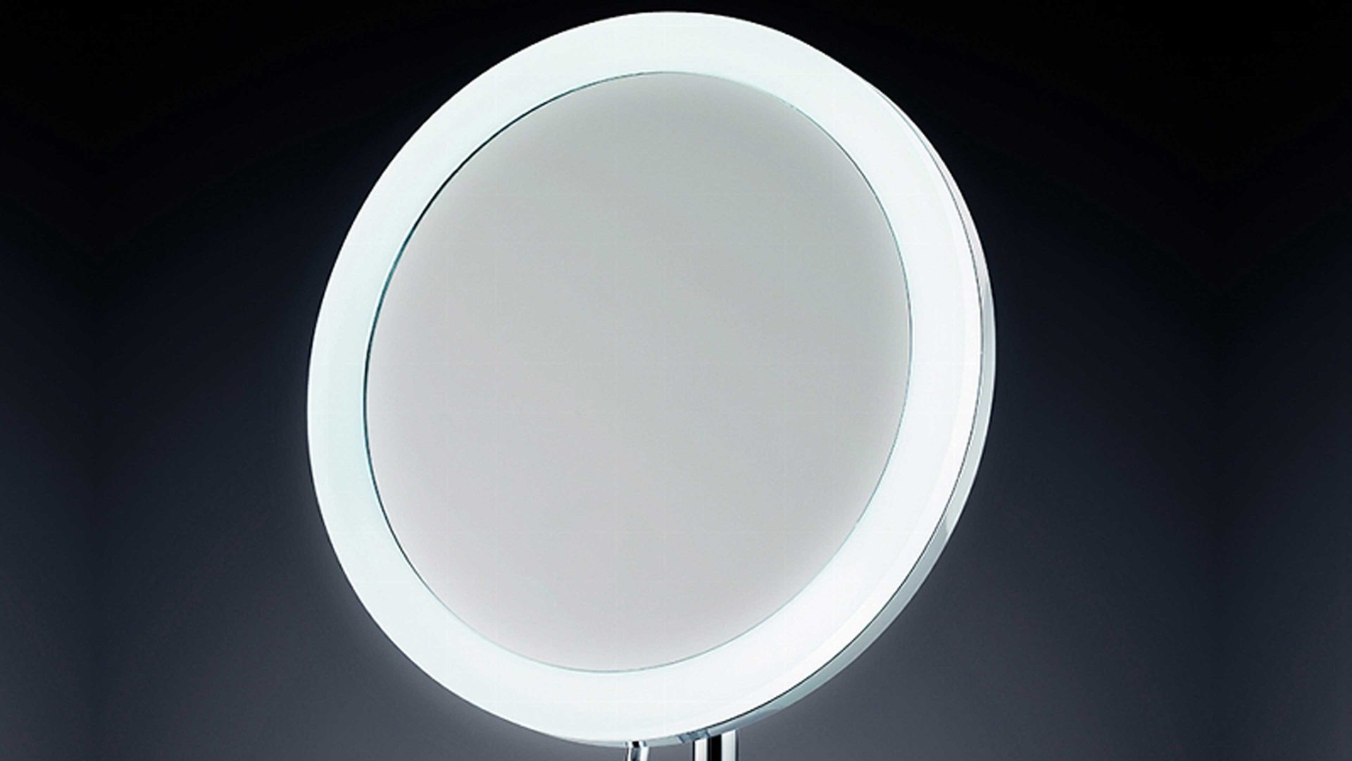 Kosmetikspiegel Kela | keck & lang aus Spiegel in Metallfarben kela Kosmetikspiegel Sabina silberfarbenes Metall – Höhe ca. 32 cm