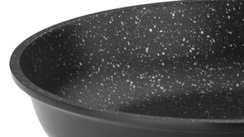 Bratpfanne Kela | keck & lang aus Metall in Schwarz kela Bratpfanne Stella Nova schwarzes Aluminium  - Durchmesser ca. 24 cm