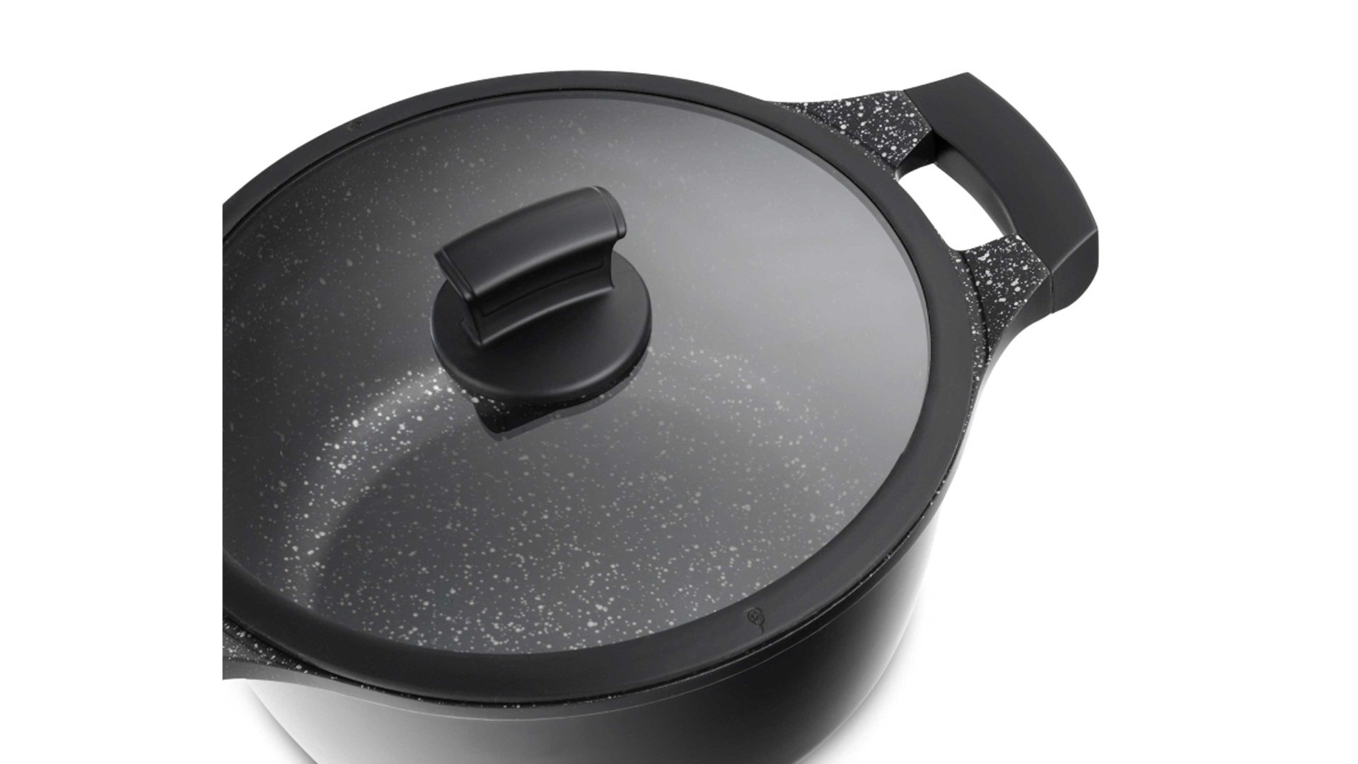 Topf Kela | keck & lang aus Metall in Schwarz kela Kochtopf Stella Nova schwarzes Aluminium  - ca. 2,2 Liter