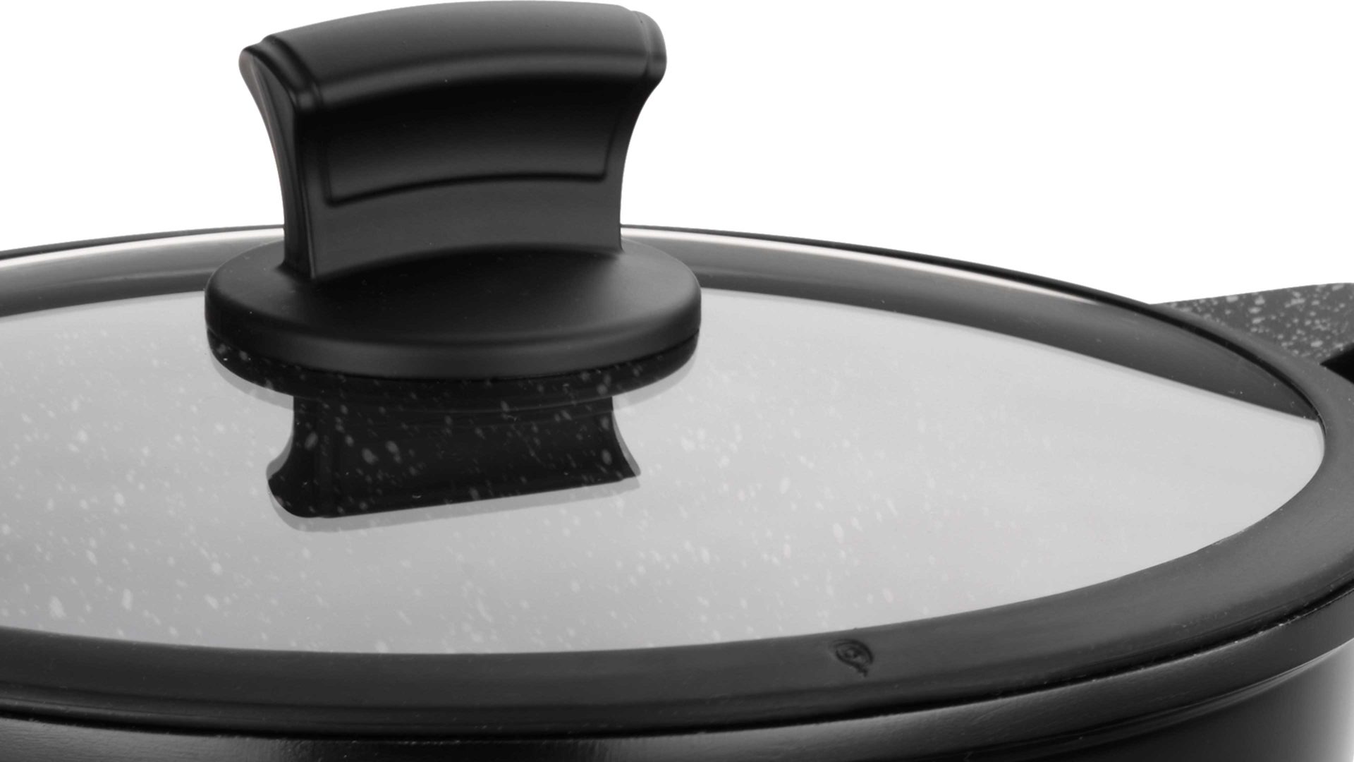 Topf Kela | keck & lang aus Metall in Schwarz kela Kochtopf Stella Nova schwarzes Aluminium  - ca. 2,2 Liter