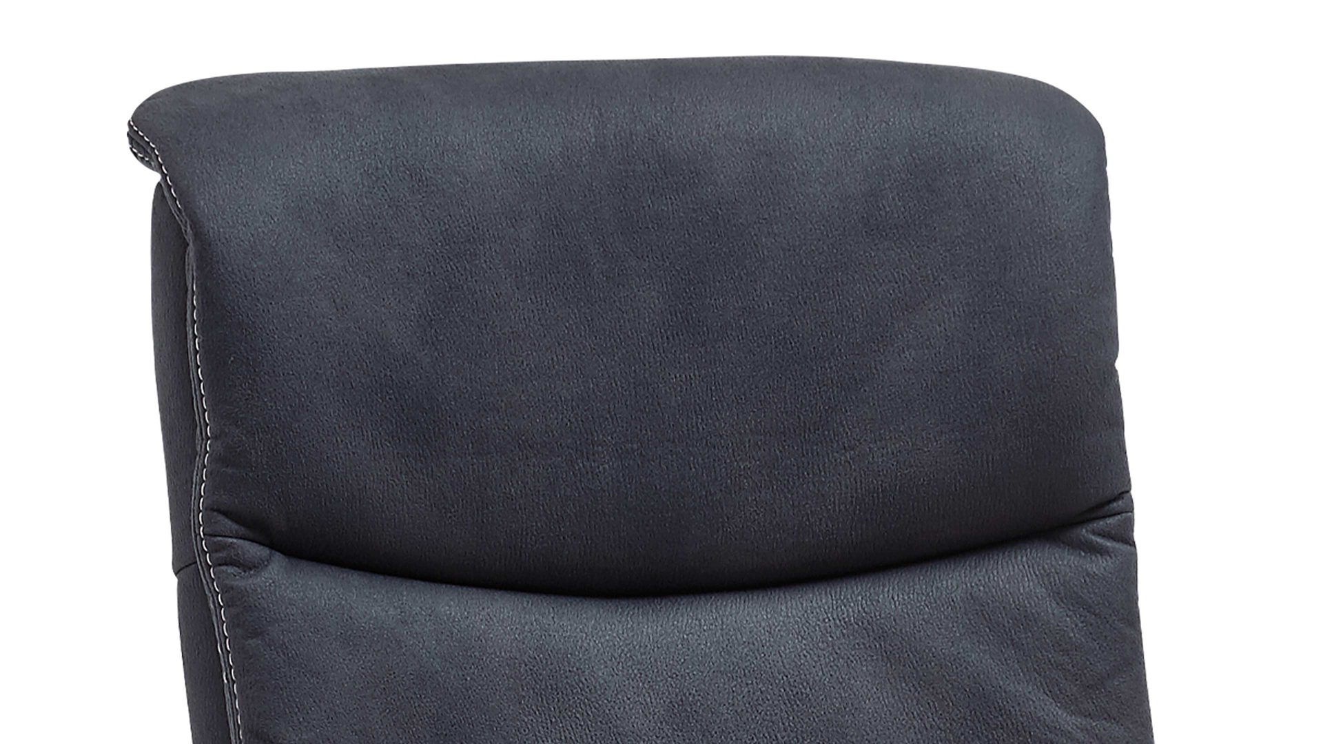 Relaxsessel modulmaster aus Stoff in Dunkelblau Modulmaster MM-ZE1062 - Relaxsessel DRF1 denimfarbene Mikrofaser Deluxe & Holz-Tellerfuß