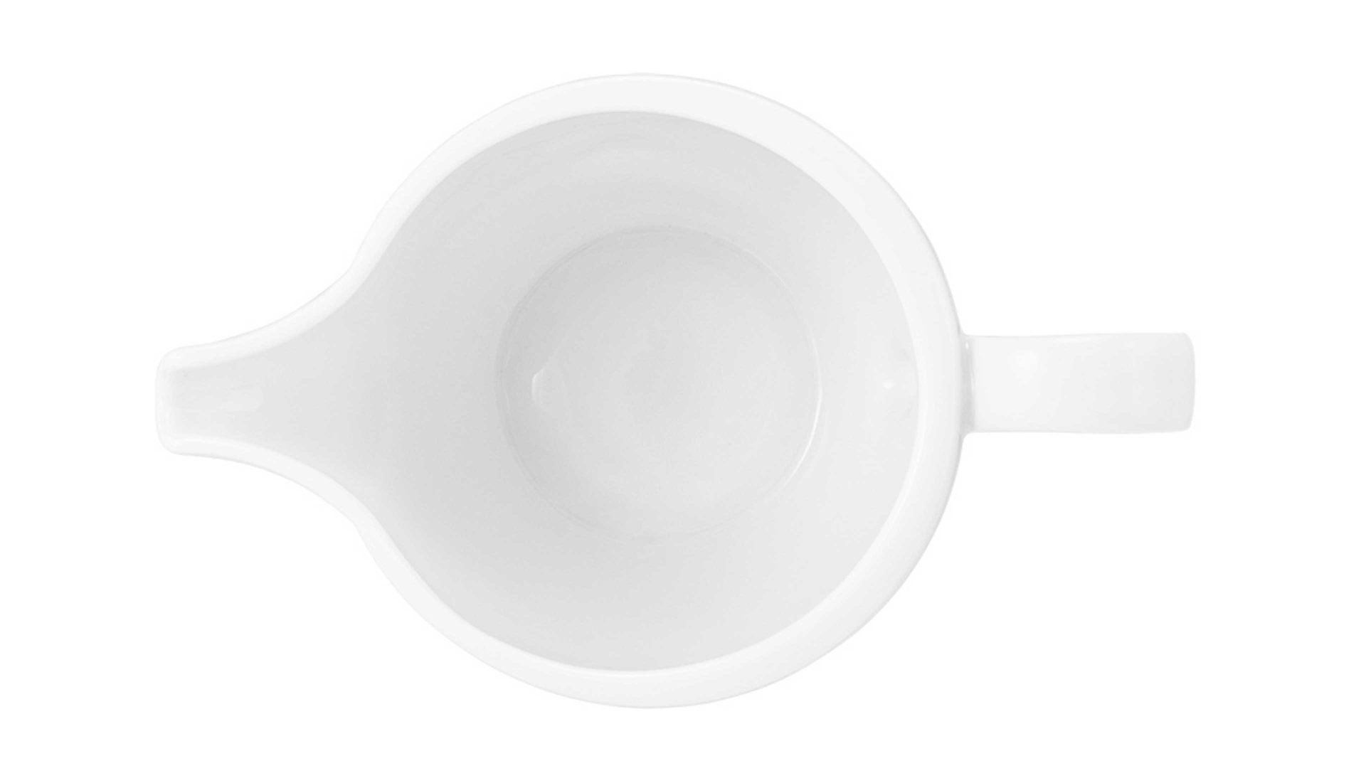 Milchkanne Seltmann weiden aus Porzellan in Weiß Seltmann Geschirrserie Beat 3 – Milchkännchen weißes Porzellan – ca. 290 ml