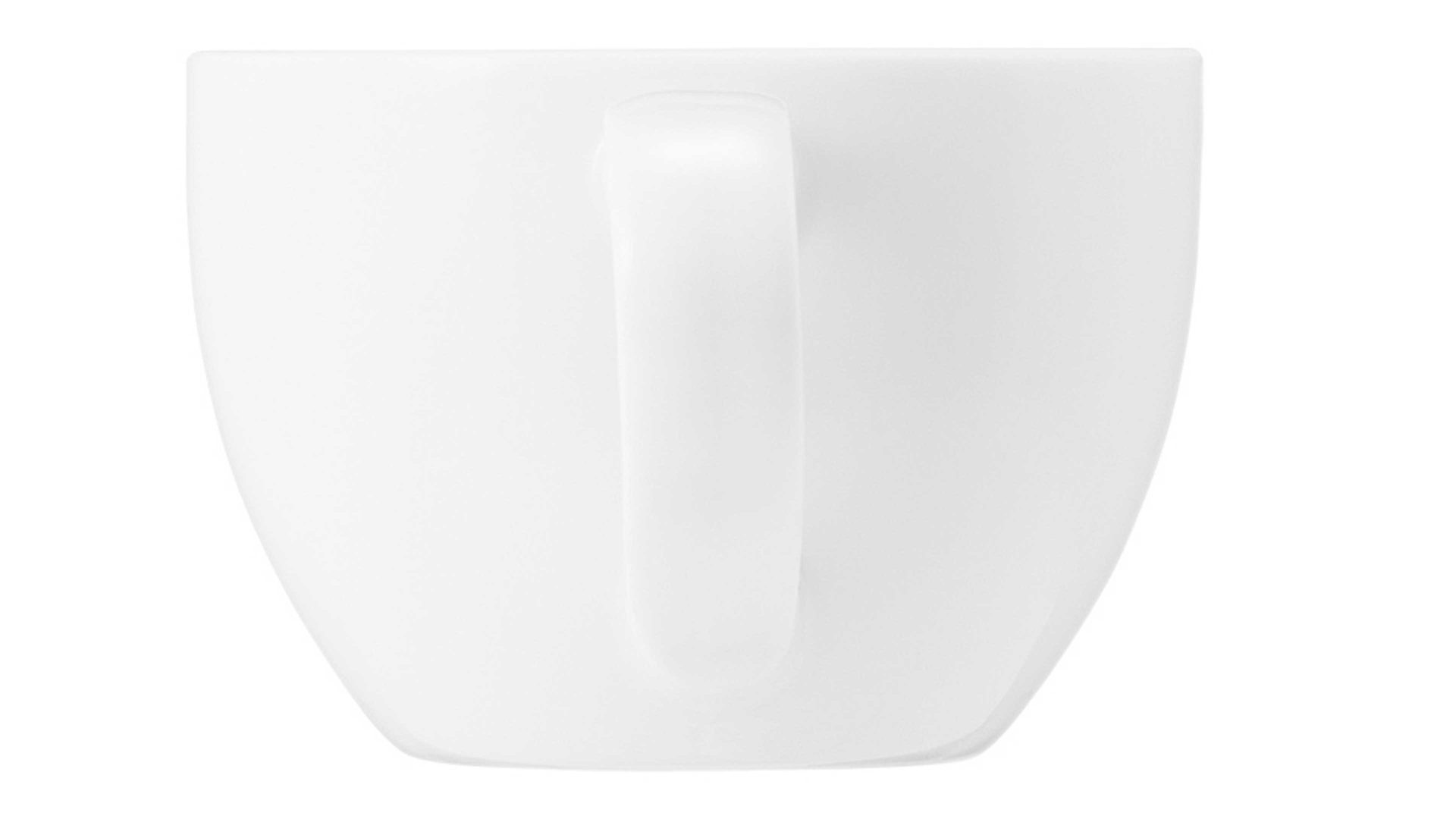 Espressotasse Seltmann weiden aus Porzellan in Weiß Seltmann Geschirrserie Beat 3 – Espressotasse weißes Porzellan – ca. 110 ml