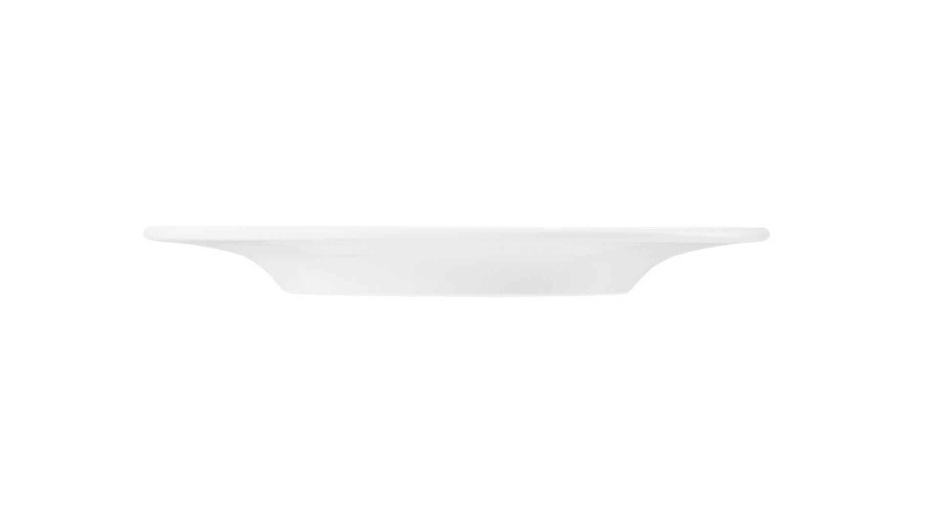Unterteller Seltmann weiden aus Porzellan in Weiß Seltmann Geschirrserie Beat 3 – Kombi-Unterteller weißes Porzellan – Durchmesser ca. 14 cm