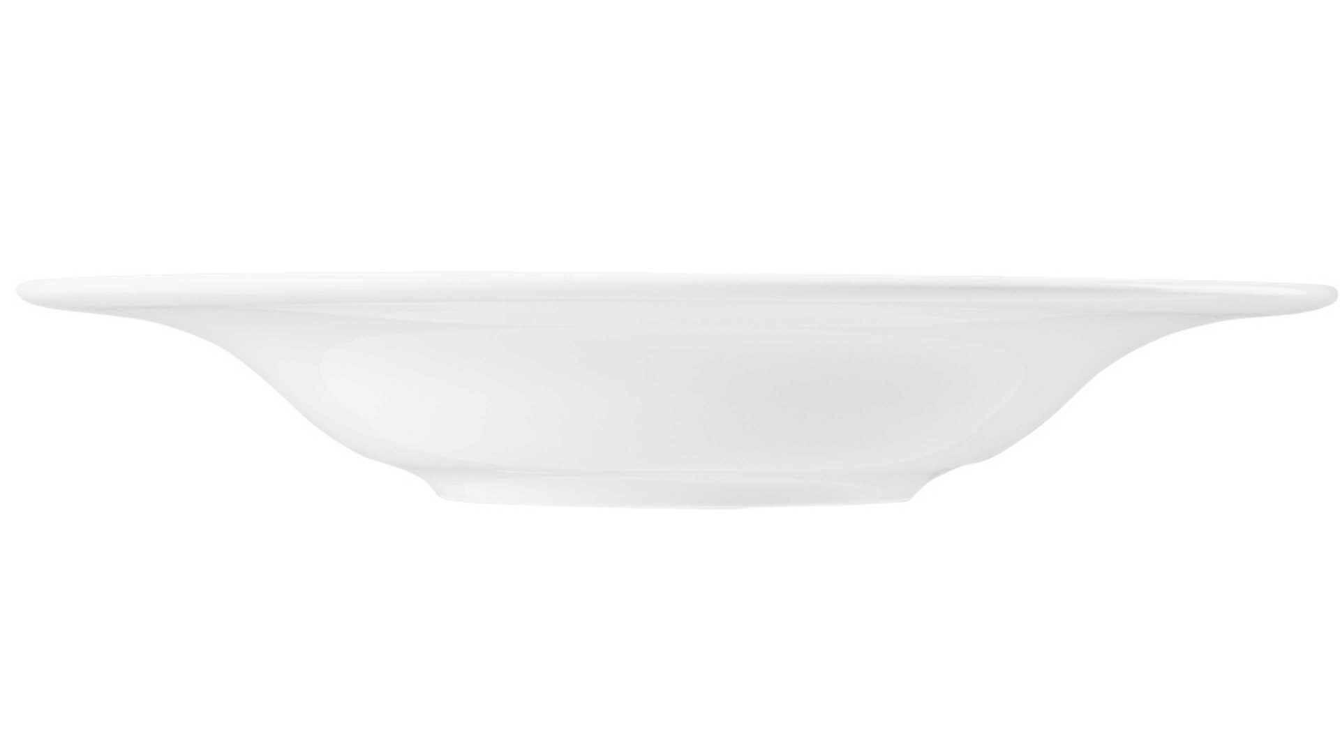 Teller Seltmann weiden aus Porzellan in Weiß Seltmann Geschirrserie Beat 3 – Pastateller weißes Porzellan – Durchmesser ca. 27 cm