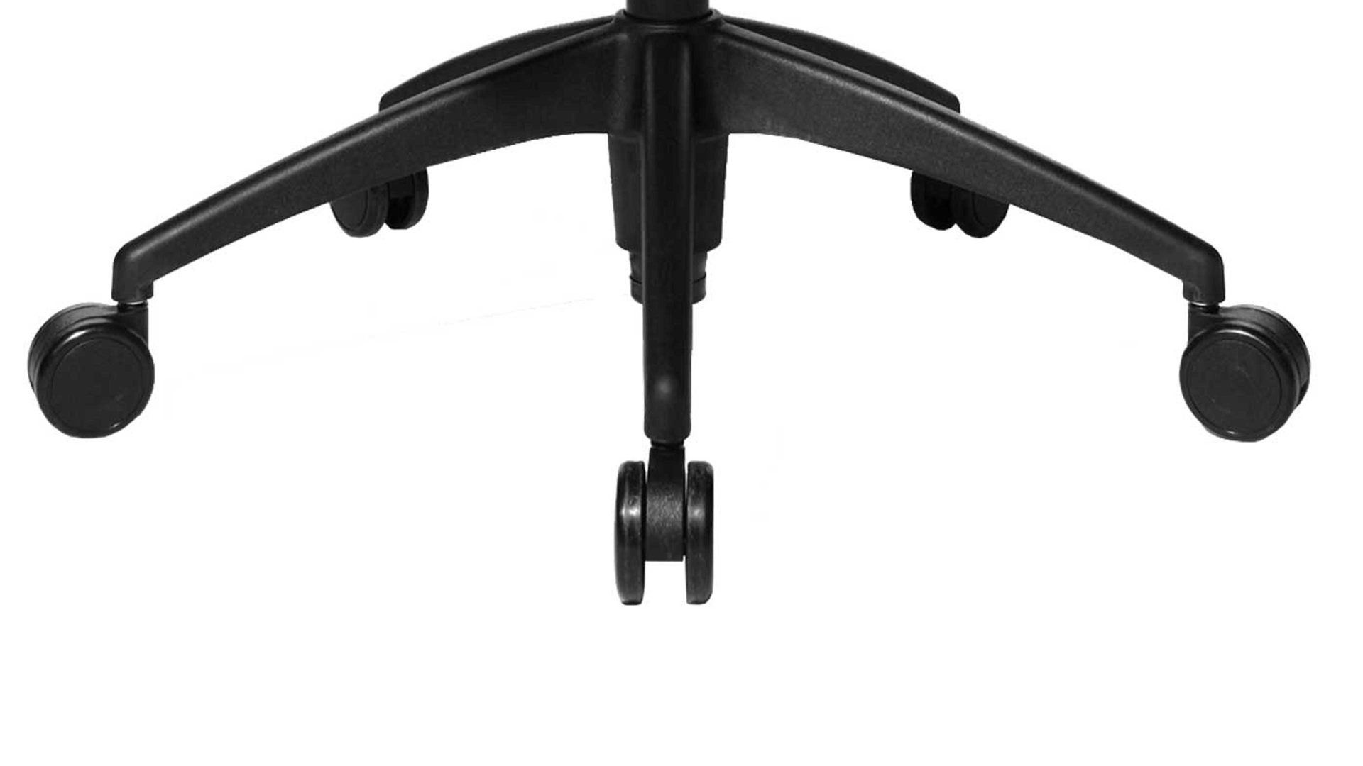 Drehstuhl OrthoSedis aus Stoff in Blau Drehstuhl orthoSedis 40 bzw. Sitzmöbel blauer Bezug G26 & schwarzes Drehkreuz