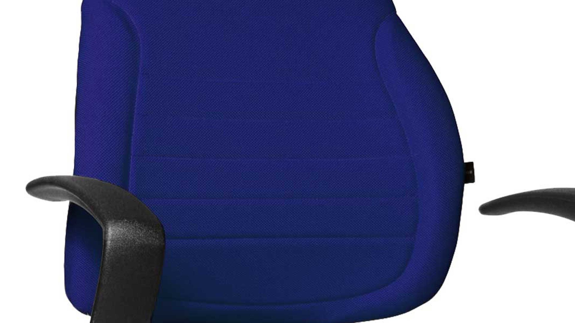 Drehstuhl OrthoSedis aus Stoff in Blau Drehstuhl orthoSedis 40 bzw. Sitzmöbel blauer Bezug G26 & schwarzes Drehkreuz