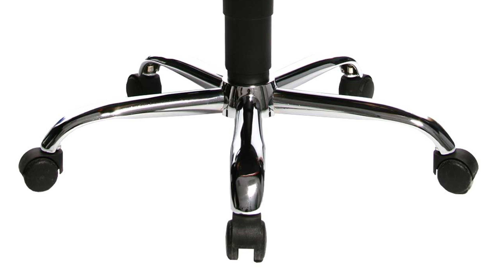 Drehstuhl OrthoSedis aus Stoff in Orange Bürodrehstuhl OrthoSedis 10 als Chefsessel orangefarbener Bezug BB2 & verchromtes Drehkreuz