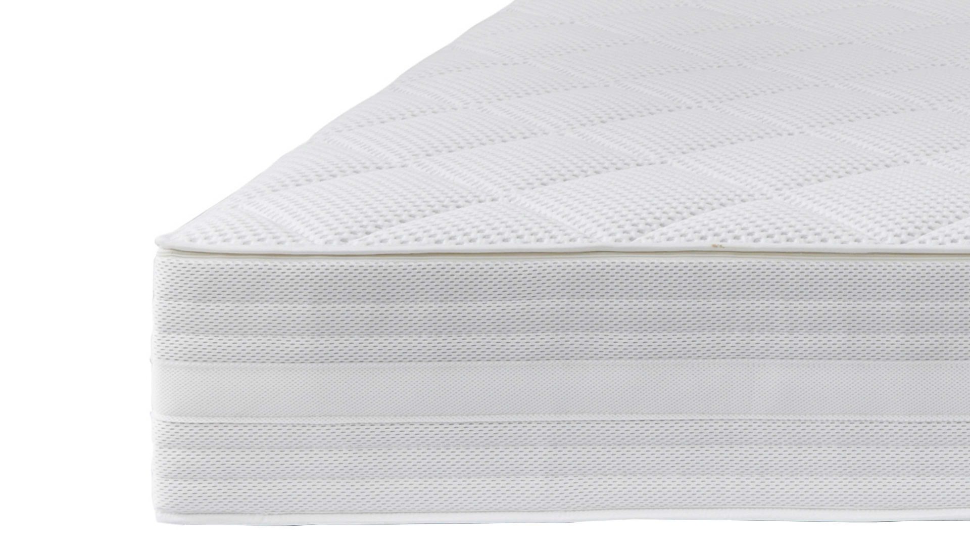 Boxspringbett Interliving aus Stoff in Grau Interliving Boxspringbett Serie 1401 graues Flachgewebe Neo 485400 – Liegefläche ca. 180 x 200 cm