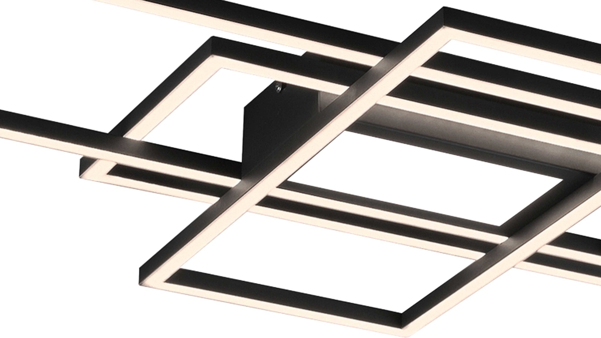 Deckenleuchte Trio lighting for you aus Metall in Schwarz Trio Deckenleuchte Irvine anthrazitfarbenes Metall – Länge ca. 105 cm