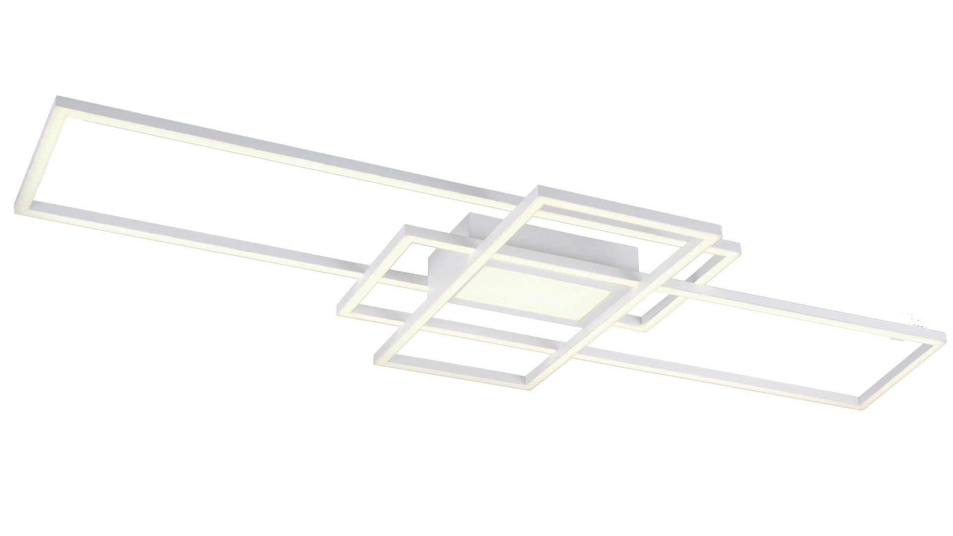 Deckenleuchte Trio lighting for you aus Metall in Weiß Trio Deckenleuchte Irvine weißes Metall – Länge ca. 105 cm