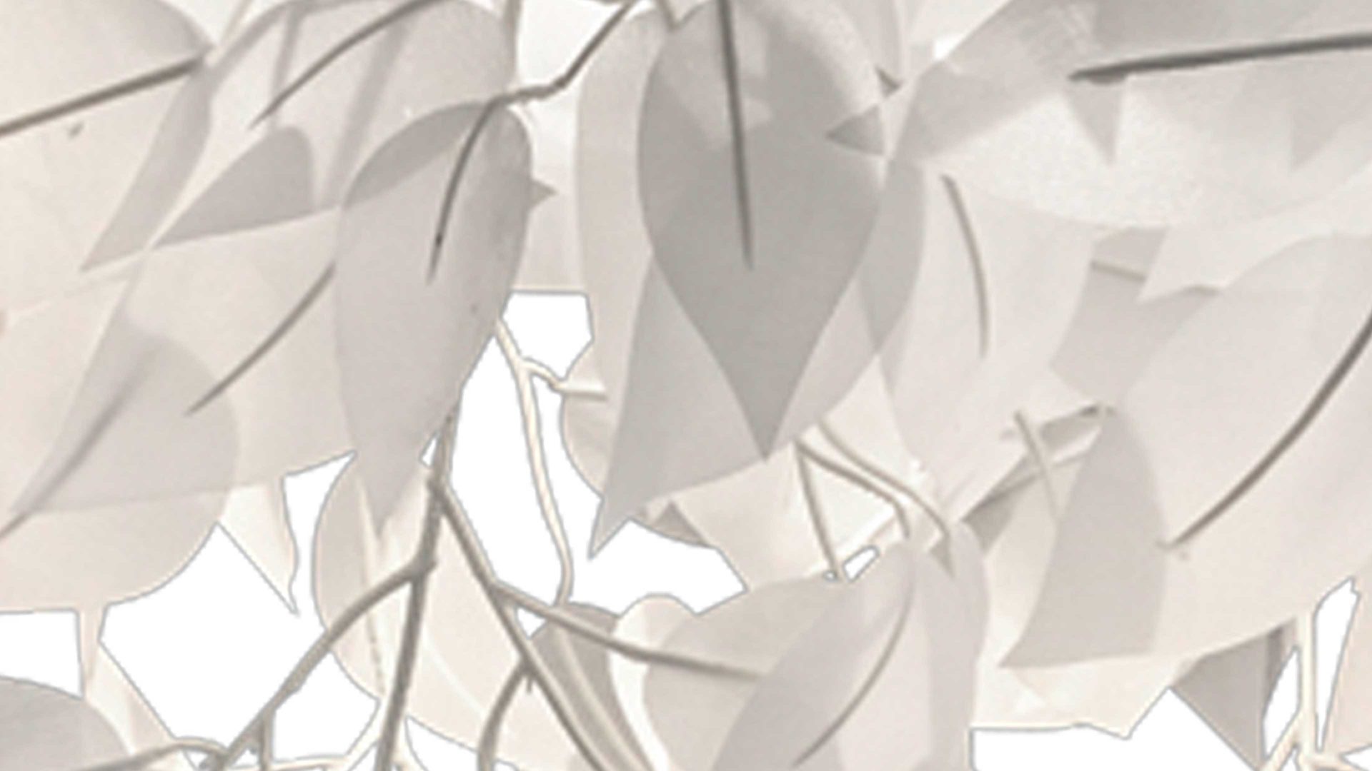 Deckenleuchte Reality leuchten aus Kunststoff in Weiß RL Deckenleuchte Leavy bzw. Deckenlampe Weiß & Chrom - Durchmesser ca. 38 cm