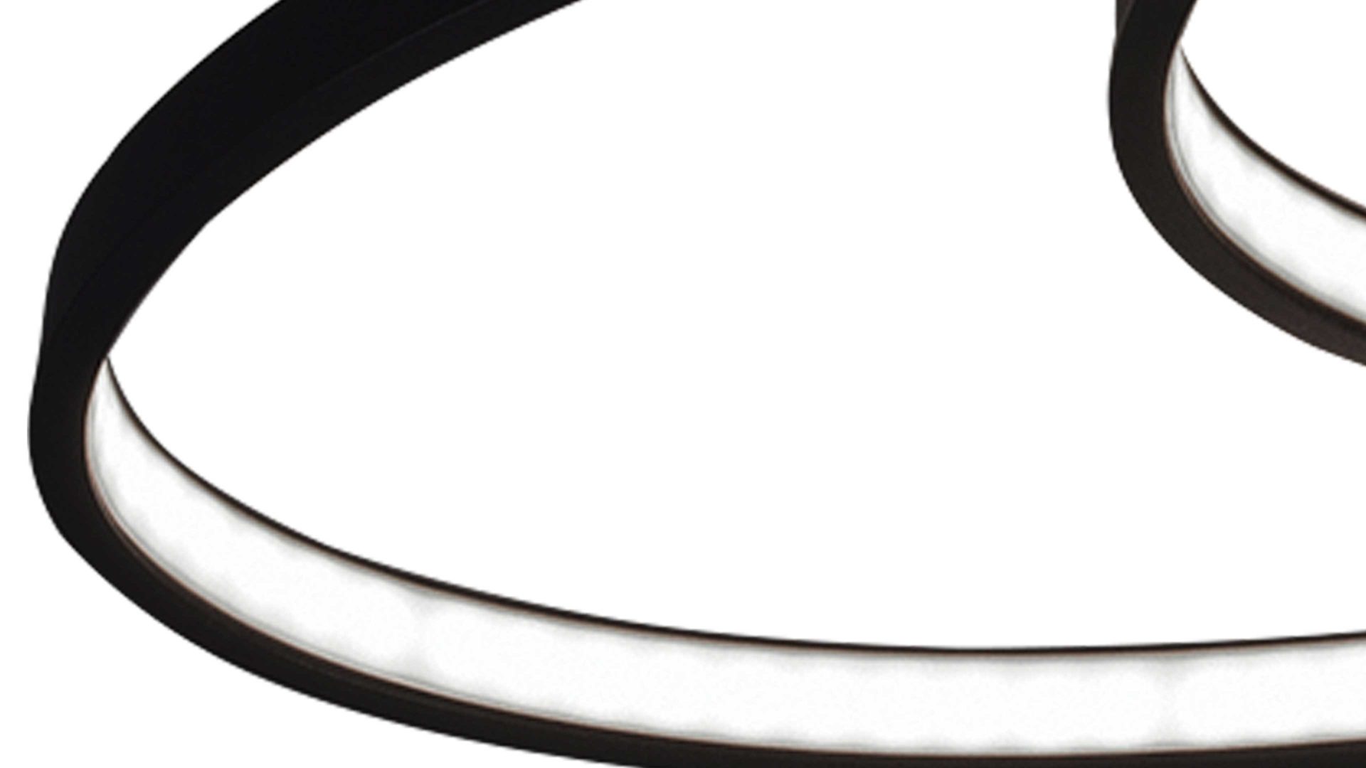 Deckenleuchte Reality leuchten aus Metall in Schwarz RL Deckenleuchte Galaxy anthrazitfarbenes Metall - Länge ca. 57 cm