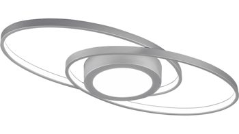 Deckenleuchte Reality leuchten aus Metall in Metallfarben RL Deckenleuchte Galaxy titanfarbenes Metall - Länge ca. 57 cm