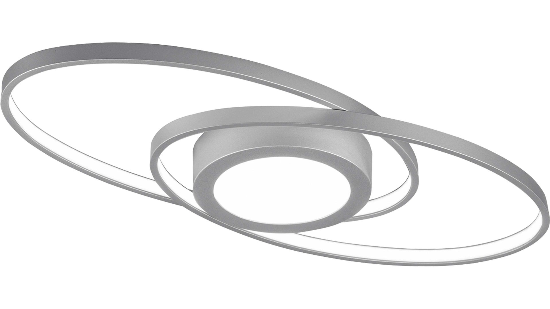 Deckenleuchte Reality leuchten aus Metall in Metallfarben RL Deckenleuchte Galaxy titanfarbenes Metall - Länge ca. 57 cm