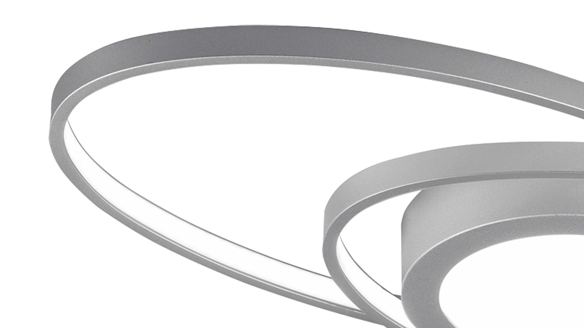 Deckenleuchte Reality leuchten aus Metall in Metallfarben RL Deckenleuchte Galaxy titanfarbenes Metall - Länge ca. 57 cm