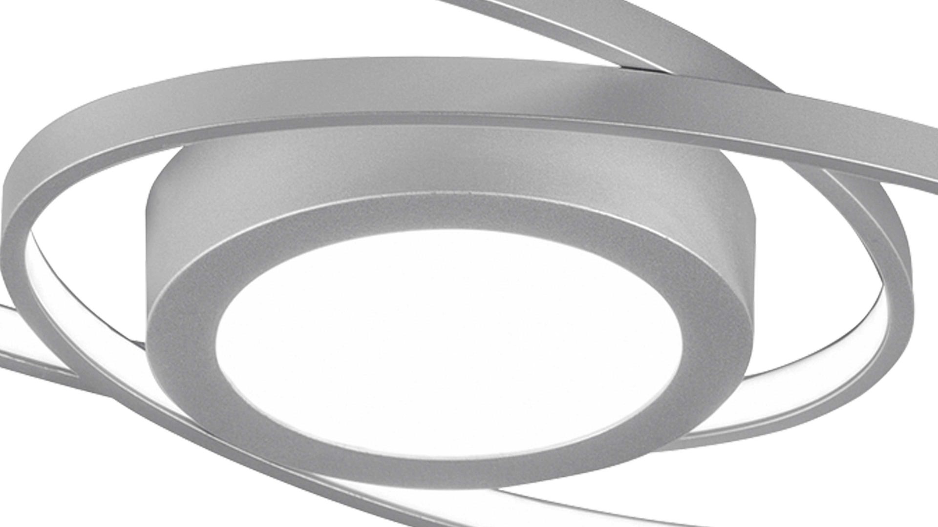 Deckenleuchte Reality leuchten aus Metall in Metallfarben RL Deckenleuchte Galaxy titanfarbenes Metall - Länge ca. 57 cm