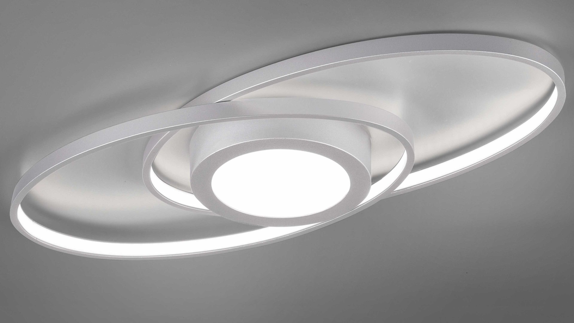 Deckenleuchte Reality leuchten aus Metall in Metallfarben RL Deckenleuchte Galaxy titanfarbenes Metall - Länge ca. 57 cm