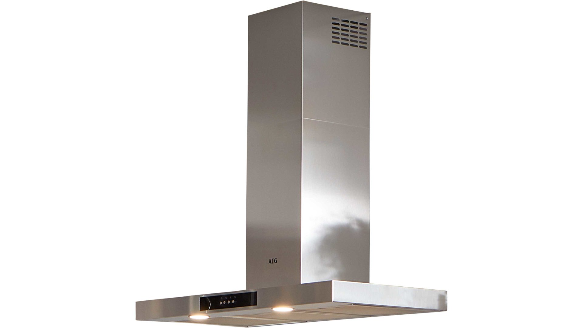 Einbauküche WERT KÜCHE® aus Holz in Beige WERT KÜCHE® Nora mit AEG Einbaugeräten Muschelweiß & Virginia Eiche – zweizeilig