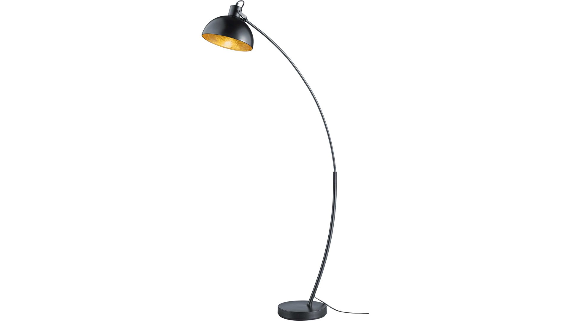 Stehleuchte Reality leuchten aus Metall in Schwarz RL Stehleuchte bzw. Stehlampe Recife mattschwarzes Metall – Höhe ca. 155 cm