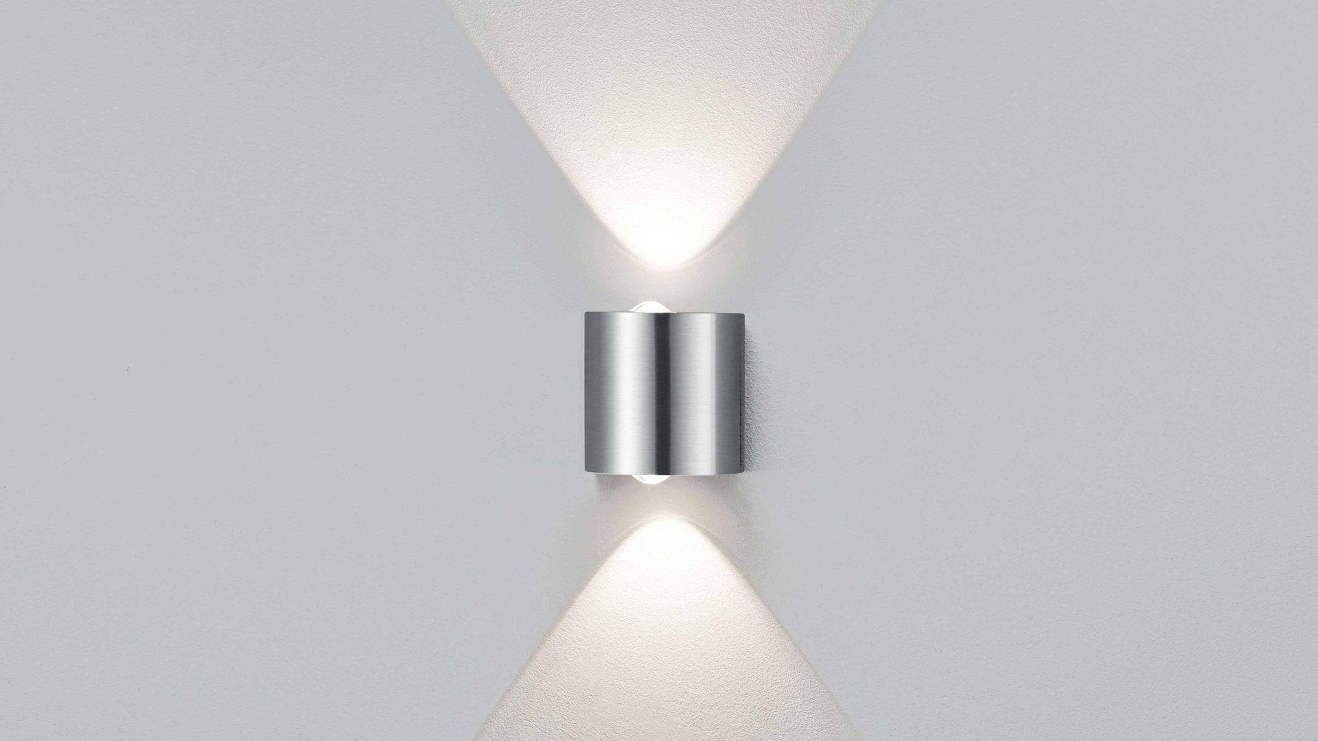 Wandleuchte Trio lighting for you aus Metall in Metallfarben TRIO Wandleuchte Wales für Ihre Wohnaccessoires Nickel matt - ca. 9 x 9 cm