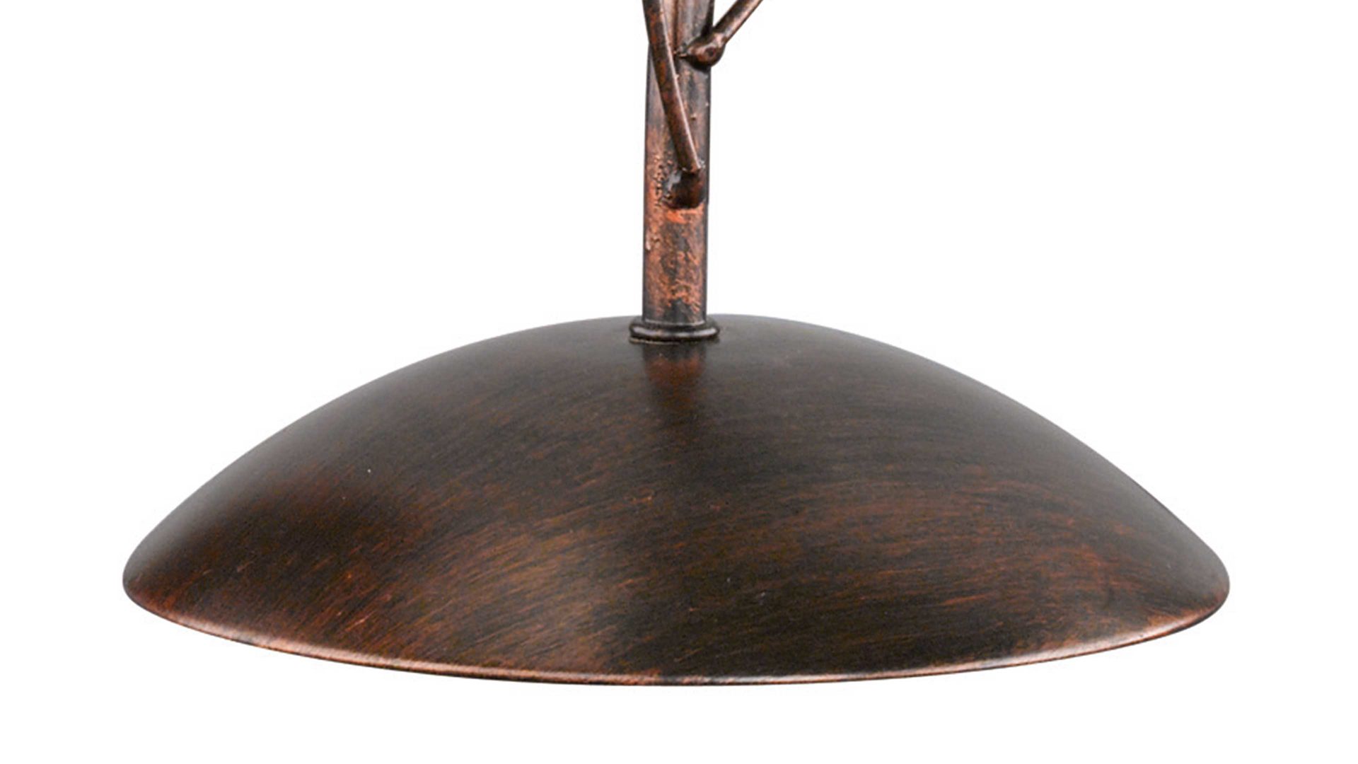 Tischleuchte Trio lighting for you aus Metall in Metallfarben TRIO Lampenserie Traditio - Tischleuchte antik rostfarbenes Metall – Höhe ca. 32 cm