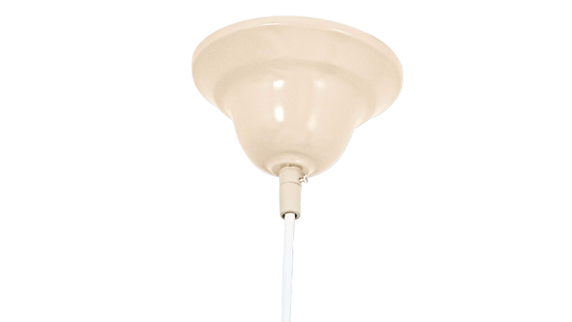 Pendelleuchte Näve aus Metall in Beige näve Pendelleuchte cappuccinofarbenes Metall - Durchmesser ca. 19 cm