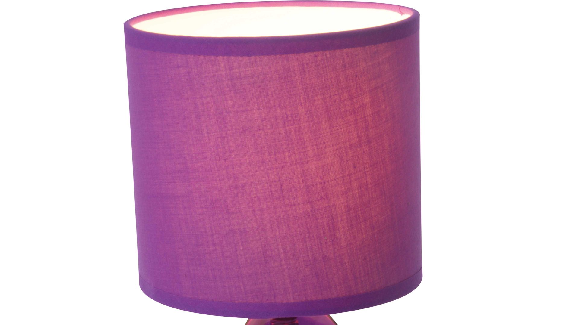 Tischleuchte Näve aus Stoff in Lila näve Tischlampe Lampions Lila - Höhe ca. 27 cm