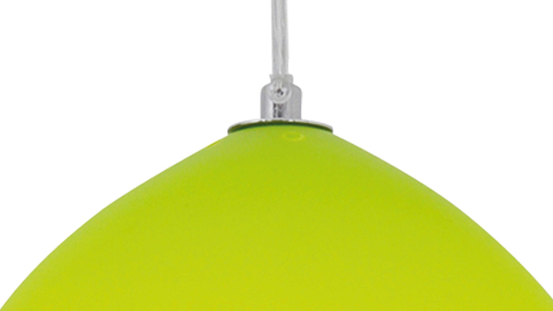 Pendelleuchte Näve aus Kunststoff in Hellgrün näve Hängelampe Fancy kiwigrünes Silikon - Durchmesser ca. 25 cm