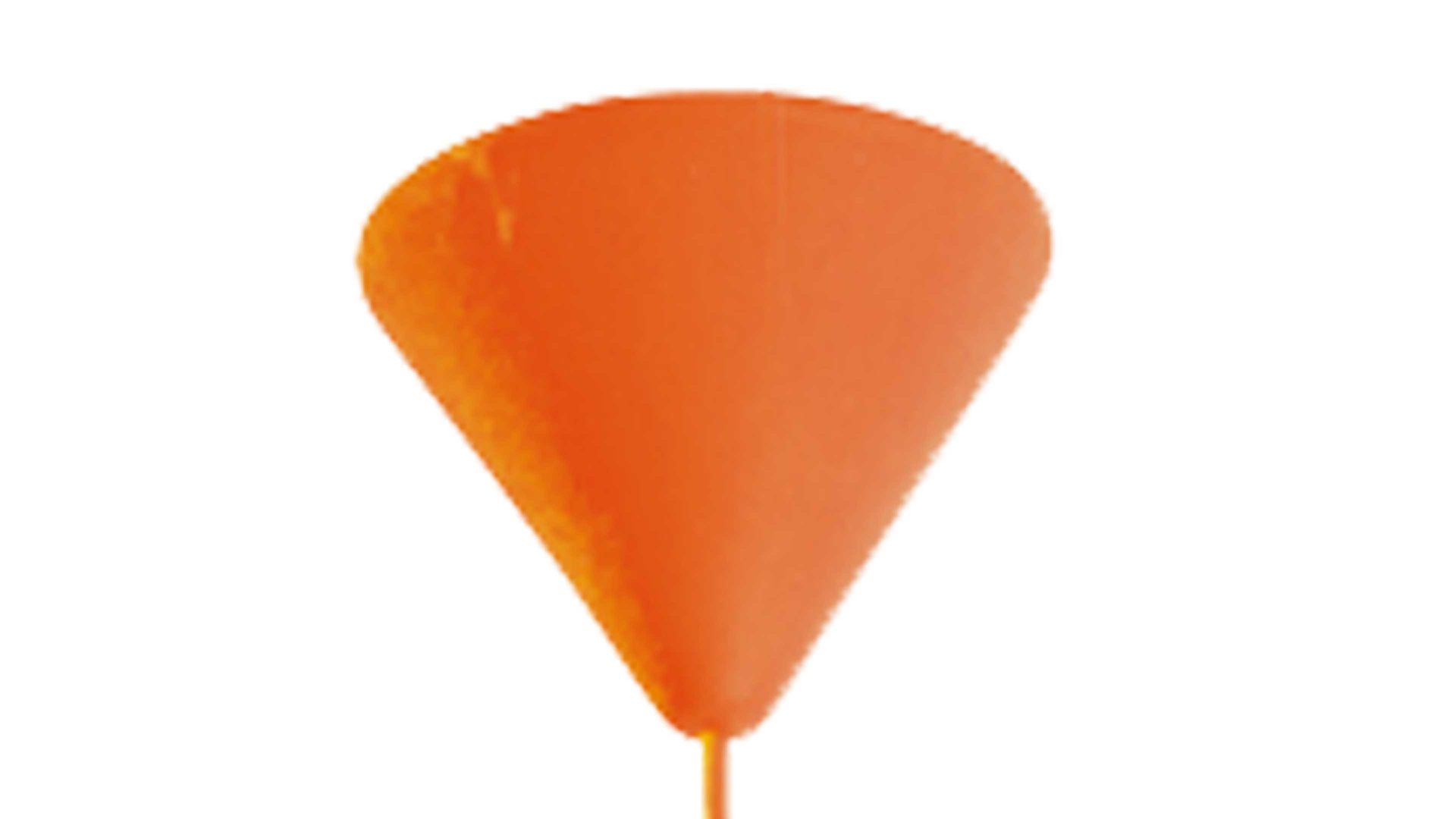 Pendelleuchte Näve aus Kunststoff in Orange näve Hängelampe Fancy Orange - Durchmesser ca. 24 cm