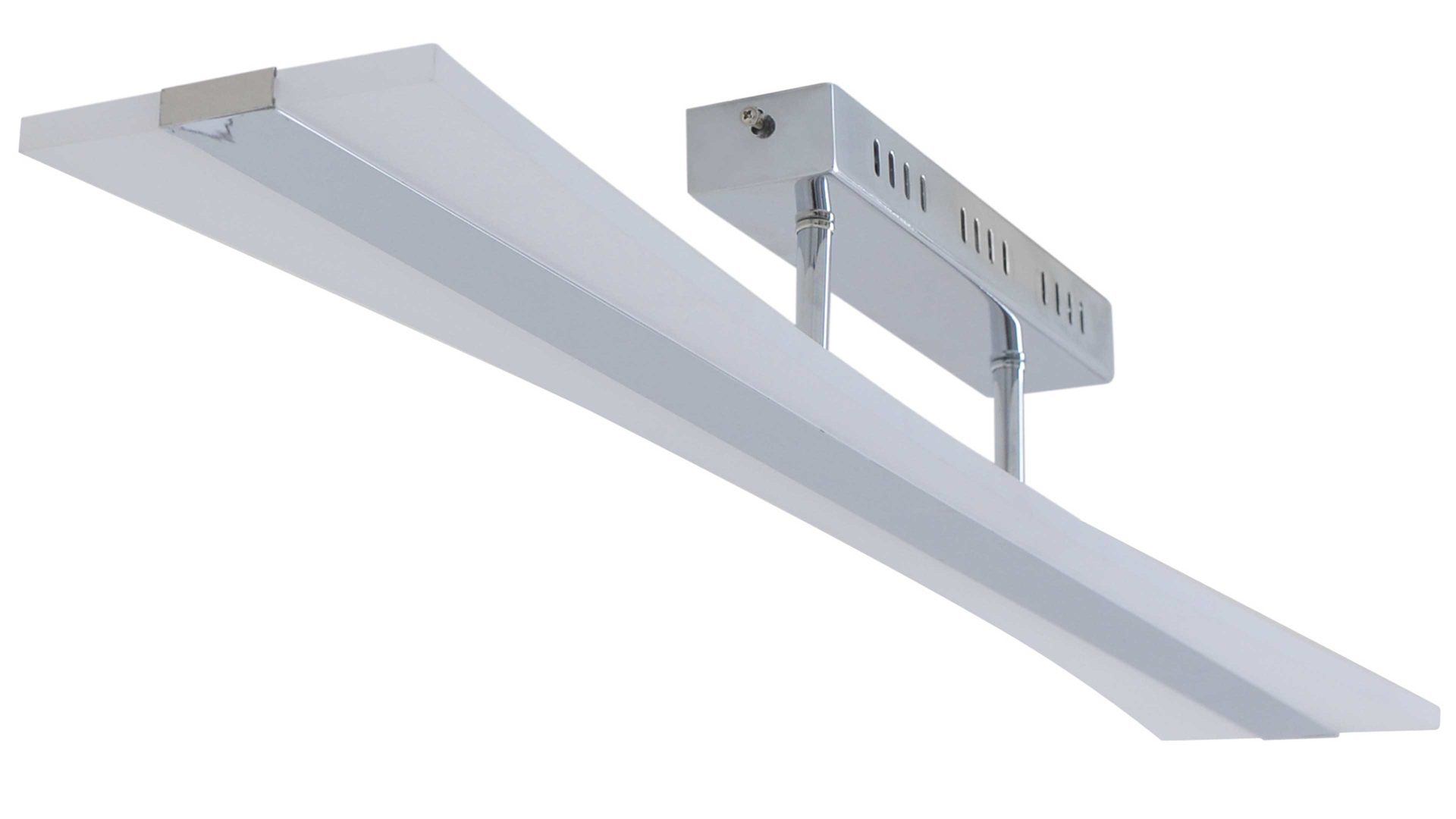 Deckenleuchte Näve aus Metall in Metallfarben näve LED-Deckenlampe Barrel silberfarben – Länge ca. 99 cm