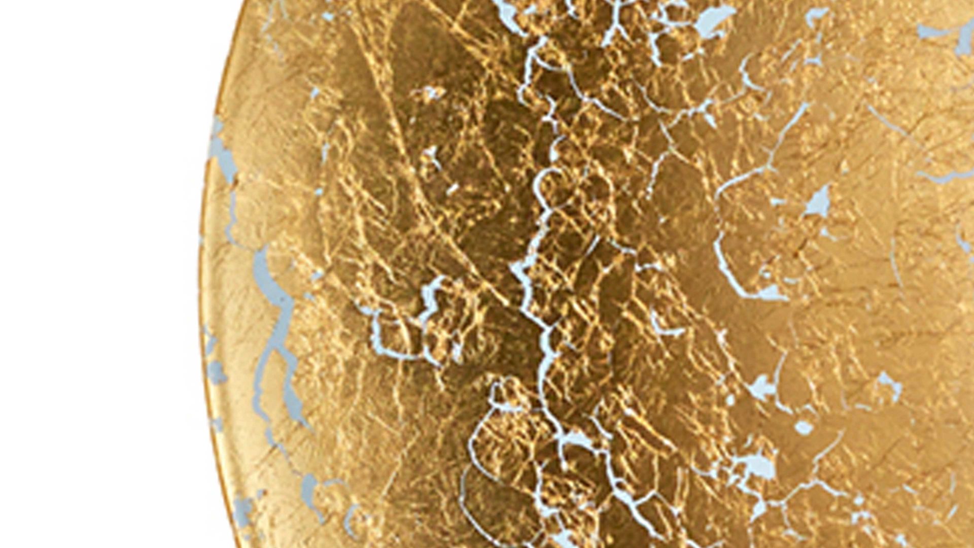 Wandleuchte Trio lighting for you aus Metall in Metallfarben TRIO LED- Wandleuchte Chiros goldfarbenes Metall – Durchmesser ca. 22 cm