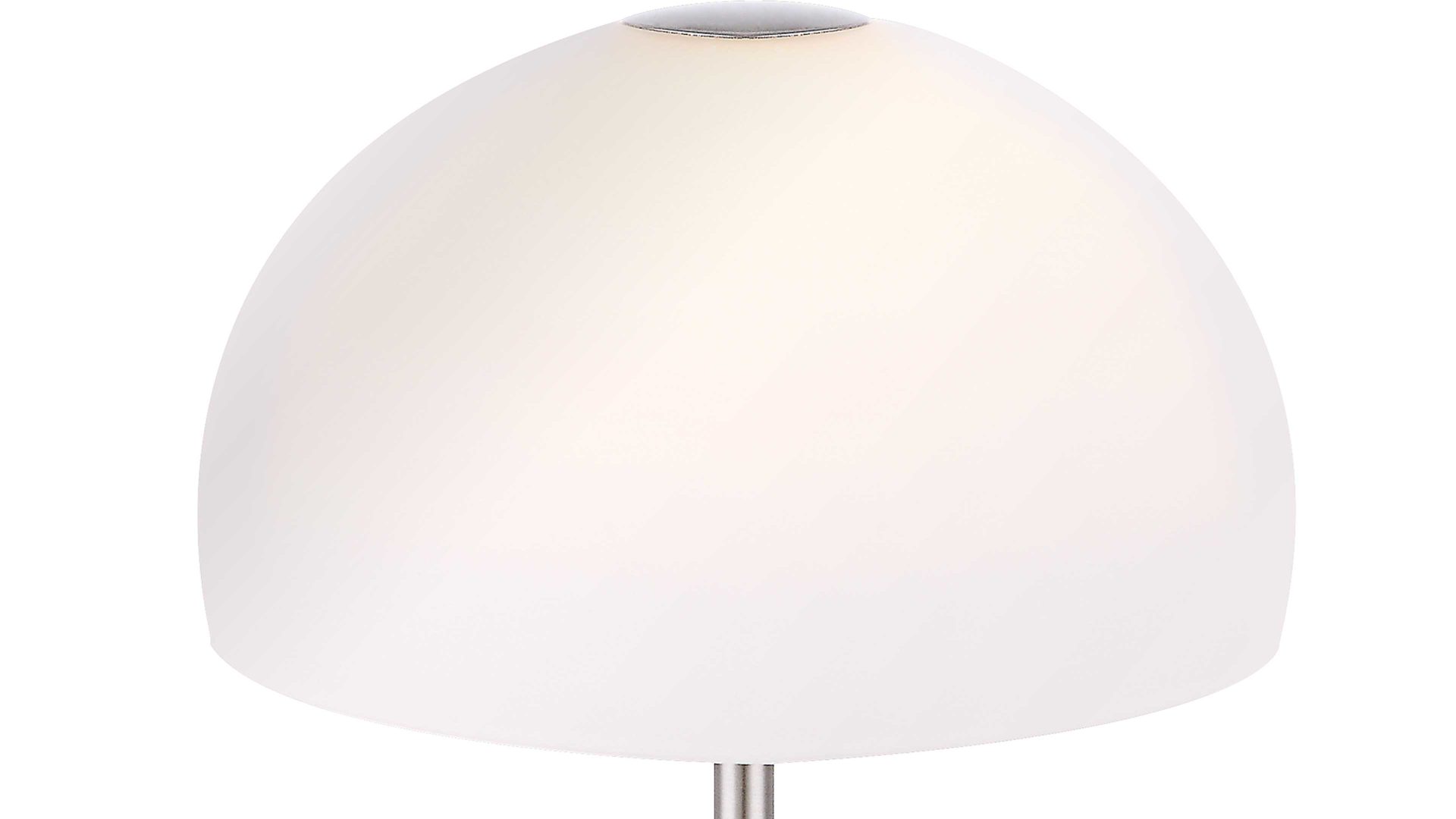 Tischleuchte Globo lighting aus Glas in Nickel GLOBO LED-Tischleuchte Snowflake bzw. LED-Tischlampe Nickel & Opalweiß - Höhe ca. 27 cm